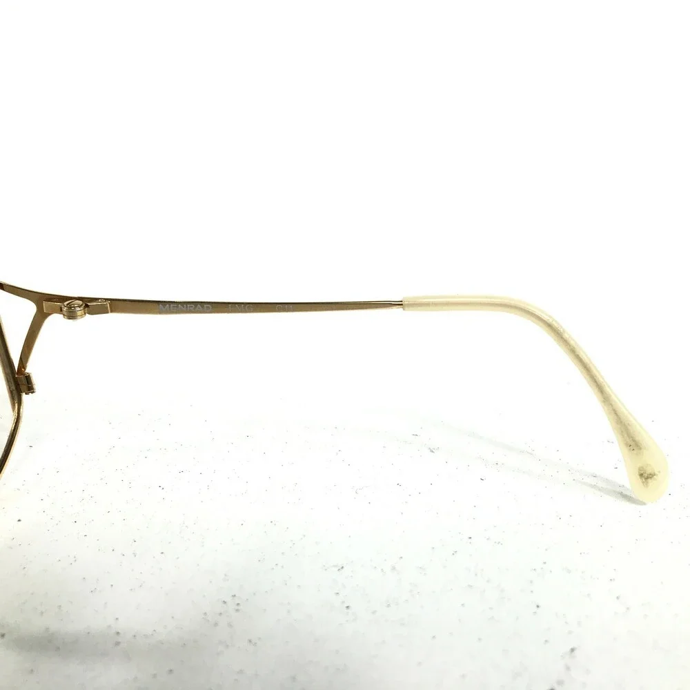 Menrad MOD.808-250 Eyeglasses Frames Gold Round Oval Full Rim 56-17-125